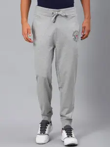 Beverly Hills Polo Club Men Grey Solid Cotton Joggers