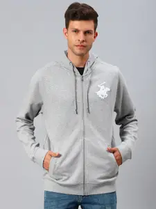 Beverly Hills Polo Club Men Grey Sweatshirt