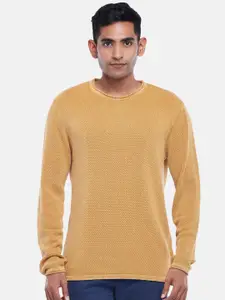 BYFORD by Pantaloons Men Mustard Solid Pullover