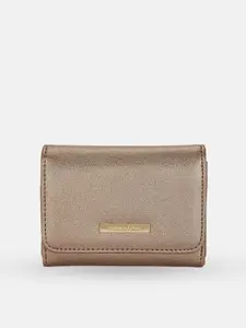 Forever Glam by Pantaloons Women Gold-Toned PU Envelope