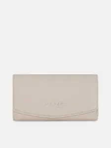 Forever Glam by Pantaloons Women Off White PU Envelope