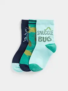 mothercare Boys Pack of 3 Ankle Length Socks