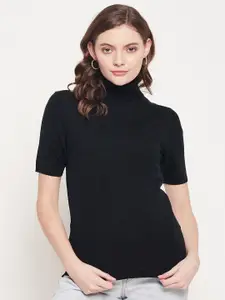 98 Degree North Women Black Pullover