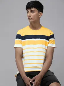 SPYKAR Striped Slim Fit Casual T-shirt