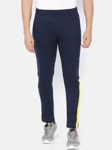 ACTIMAXX ACTIMAXX Men Navy Blue Solid Cotton Jogger Anti-Odour Track Pants