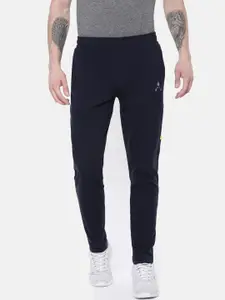 ACTIMAXX ACTIMAXX Men Navy Blue Solid Cotton Anti-Odour Track Pants
