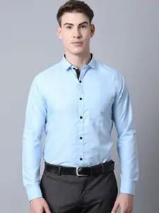 Majestic Man Men Blue Slim Fit Casual Shirt
