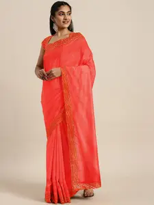 Chhabra 555 Women Red Sarees