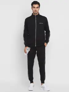 OFF LIMITS Men Black Solid Tracksuits