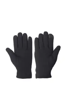 FabSeasons Women Black Solid Gloves