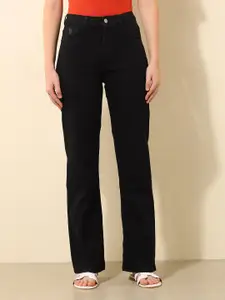 U.S. Polo Assn. Women Black Bootcut Stretchable Jeans