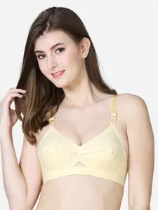VStar Nude-Coloured Non Padded Non-Wired Everyday Bra-ROSEUBACK-B
