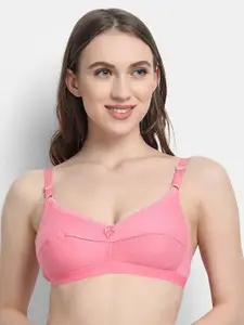 VStar Pink Non Padded Non-Wired Everyday Bra-ZIA-B-CRISPPINK
