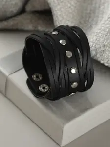 Priyaasi Men Black Bracelet