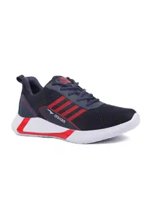 ASIAN Men Navy Blue Mesh Running Shoes