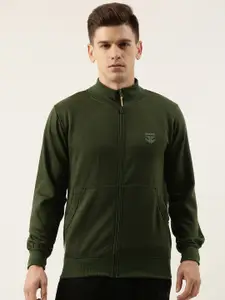 Sports52 wear Men Olive Green Lightweight Training or Gym Dry-Fit Sporty Jacket