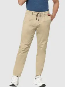 Celio Men Khaki Cotton Trousers