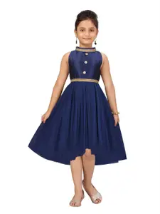 Aarika Navy Blue Net Dress
