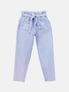 PINVE Girls Blue Comfort Stretchable Jeans