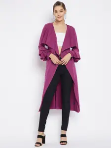 Hypernation Women Fuchsia Longline Shrug