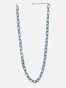 FOREVER 21 Blue & Gold-Toned Necklace