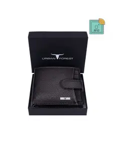 URBAN FOREST Men Leather Two Fold Wallet