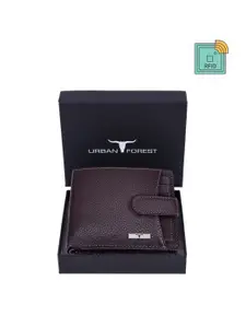 URBAN FOREST Men Leather Two Fold Wallet
