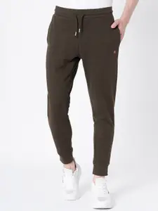 Red Tape Men Olive Solid Joggers