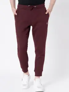 Red Tape Men Maroon Solid Joggers