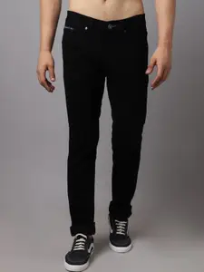 Cantabil Men Black Clean Look Cotton Casual Jeans