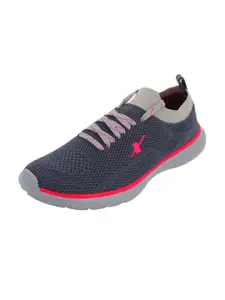 Sparx Women Textile Mid Top Non-Marking Lace Up Running Shoes