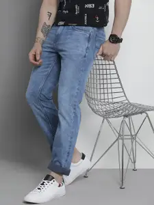 Nautica Men Straight Fit Heavy Fade Acid Wash Stretchable Jeans