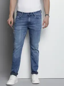 Nautica Men Straight Fit Heavy Fade Stretchable Jeans