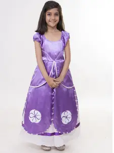 Samsara Couture Lavender Satin Maxi Dress