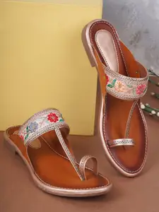 Style Shoes Women Embellished One Toe Flats