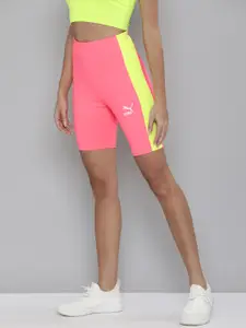 Puma Women Pink Slim Fit Sports Shorts