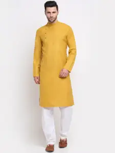 KRAFT INDIA Men Pure Cotton Kurta with Pyjamas