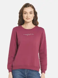 METTLE Women Purple Sweatshirt