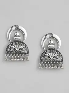 Sangria Geometric Drop Earrings