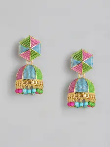 Sangria Dome-Shaped Jhumkas Earrings