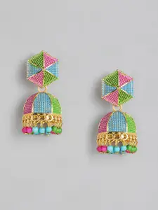 Sangria Dome-Shaped Jhumkas Earrings