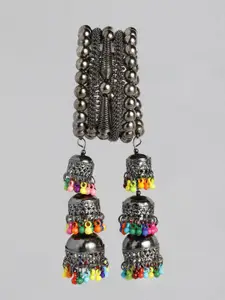 Sangria Women Jhumka Beaded Bangle