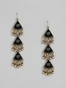 Sangria Triangular Drop Earrings