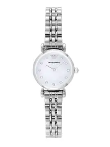 Emporio Armani Women Mother of Pearl Analogue Watch AR1961