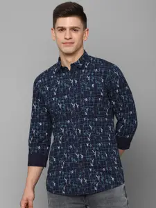 Allen Solly Sport Men Pure cotton Navy Blue Floral Printed Casual Shirt