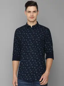 Allen Solly Sport Men Navy Blue Abstract Printed Casual Shirt