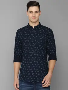 Allen Solly Sport Men Navy Blue Abstract Printed Cotton Casual Shirt