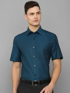 Louis Philippe Men Blue Formal Shirt