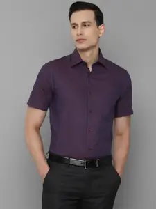 Louis Philippe Men Purple Formal Shirt