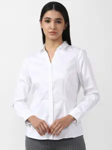 Van Heusen Woman Women White Formal Shirt